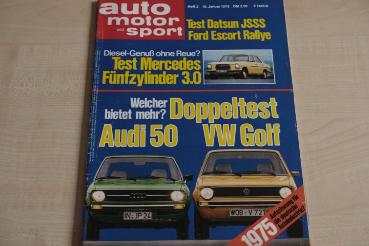 Deckblatt Auto Motor und Sport (02/1975)